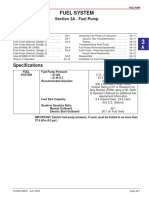 Fuel System: Section 3A - Fuel Pump