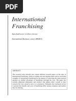 International Franchising