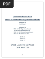 C-1 Excel Logistics Services Case Analysis