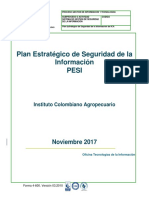 Plan Estrategico de Seguridad de La Informacion - ICA - V 3 2 PDF