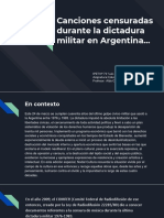 Canciones Censuradas Durante La Dictadura Militar 1976 - 1983