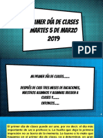 Primer Día de Clases 2019