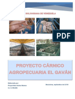 Proyecto Cárnico AGROPECUARIA EL GAVÁN