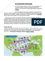 Columbian Exchange - Docx Size