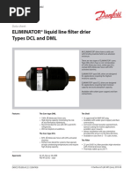 ELIMINATOR® Liquid Line Filter Drier Types DCL and DML: Data Sheet