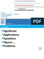 Hydraulic Structures & Reservoirs Operation - CH - 5