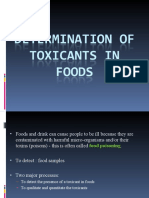 Determination of Toxicants in Foods 2