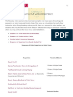 Sequence of Violin Repertoire - The String Academy of Wisconsin