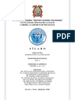 Silabus 2019 INTRODUCCION A LA PSICOLOGIA PDF