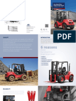 Four Wheel Drive Rough Terrain Forklift