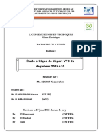 Etude Critique de Depart VFD D - SEKKAT Abderrahim - 2351 PDF