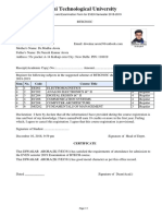 Delhi Technological University: Sem No. Code Course Title Cr. Type