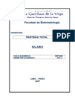 Silabo Protesis Total