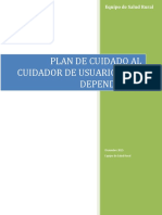 Plan de Cuidados para El Cuidador