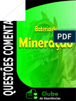 Questões Comentadas de Concursos - Mineração