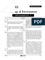 Ecology & Environment: Self Assessment Test - 1