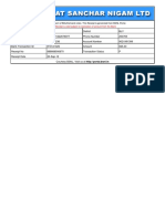 Receipt For Payment of Bills/Demand Notes. This Receipt Is Generated From BSNL Portal