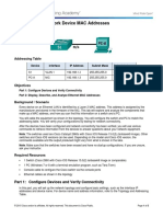 5.1.2.8 Lab - Viewing Network Device MAC Addresses