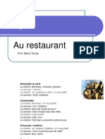 10 Dialogue Au Restaurant Et Partitif