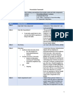 Presentation Story Board