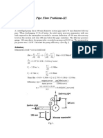 Pipe Flow Problems-III: Example 1