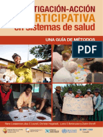 00 Investigación Accion Participativa en Sistemas de Salud PDF