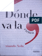 Avila F Donde Va La Coma PDF