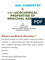 Medicinal Chemistry: Physicochemical Properties of Medicinal Agents