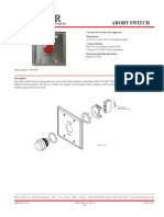 Abort Switch: UL and cUL Listed, FM Approved Dimensions