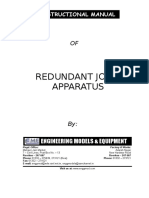 Redundant Joint Apparatus: Instructional Manual