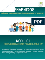 Modulo I. Generalidades de La Seguridad y Salud en El Trabajo PDF