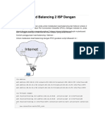 Mikrotik Load Balancing 2 ISP Dengan PCC