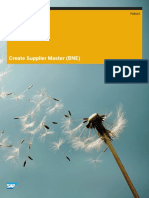 Create Supplier Master (BNE) : Sap S/4Hana March 2016