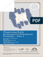 Diagnosing Early Interceptive Orthodontic Problems - Part 1: Michael Florman, DDS