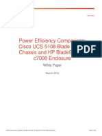 Power Efficiency Comparison: Cisco Ucs 5108 Blade Server Chassis and HP Bladesystem C7000 Enclosure