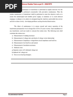 Transformer Testing PDF