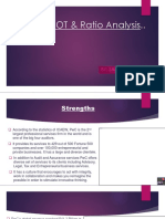 PWC SWOT & Ratio Analysis