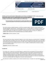 Artículo: Modelado y Simulación Del Automóvil en Matlab-Simulink-Carsim Aplicado A La Estabilidad Del Vehículo. Revista Reaxión.