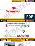 Manejo Defensivo Sedes Cusco PDF