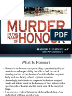 Honour Killing PPT