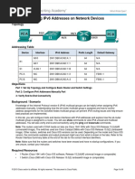 7.2.5.4 Lab - Configuring IPv6 Addresses On Network Devices