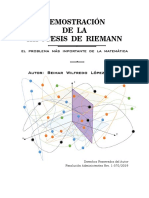 Demostración de Hipotesis de Riemann