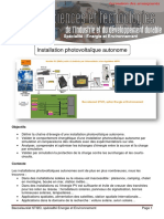 Installation Photovoltaique Autonome EE2 3