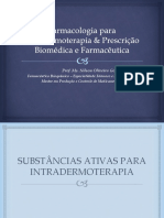 Farmacologia para Intradermoterapia & Prescrição Biomédica e Farmacêutica - Material Complementar PDF