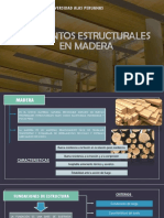 Elementos Estructurales en Madera