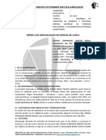 Demanda de Variacion de Tenencia, Tenencia Provisional y Exoneracion de Pension Alimenticia (Membretado)