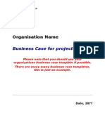 Business Case Template