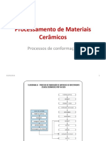 Aula 6 Processos de Conformação de Materiais Cerâmicos