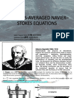 Reynolds-Averaged Navier - Stokes Equations