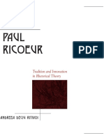 (Rhetoric in The Modern Era) Andreea Deciu Ritivoi - Paul Ricoeur - Tradition and Innovation in Rhetorical Theory-State University of New York Press (2006) PDF